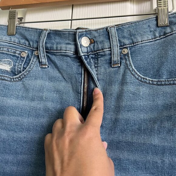 Madewell The Perfect Vintage Straight Montville Wash Blue Jeans Women's Size 28 - Picture 5 of 13